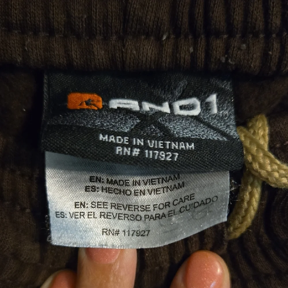 AND1 Vintage 90's Brown Cargo Sweatpants